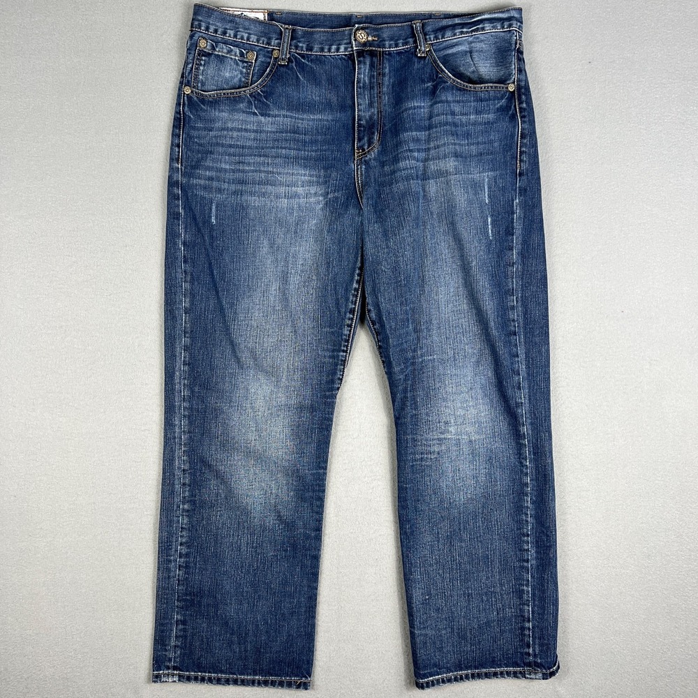 Stetson 1312 Jeans Fit‎ 40x29 Modern Straight Leg Blue Denim Cowboy Ranch Work